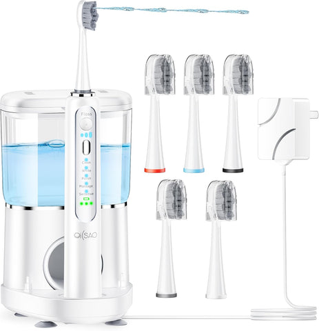 Electric Toothbrush with Water Flosser