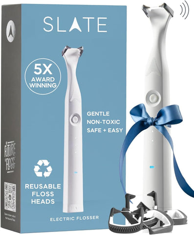 SLATE Electric Flosser | 3-in-1 Electric Flosser for Teeth w/ 3 Speeds